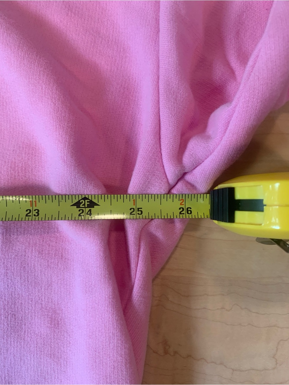 JoyLab pink cropped sweatshirt with heart patches size Large - Picture 6 of 10
